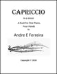 Capriccio in e minor piano sheet music cover